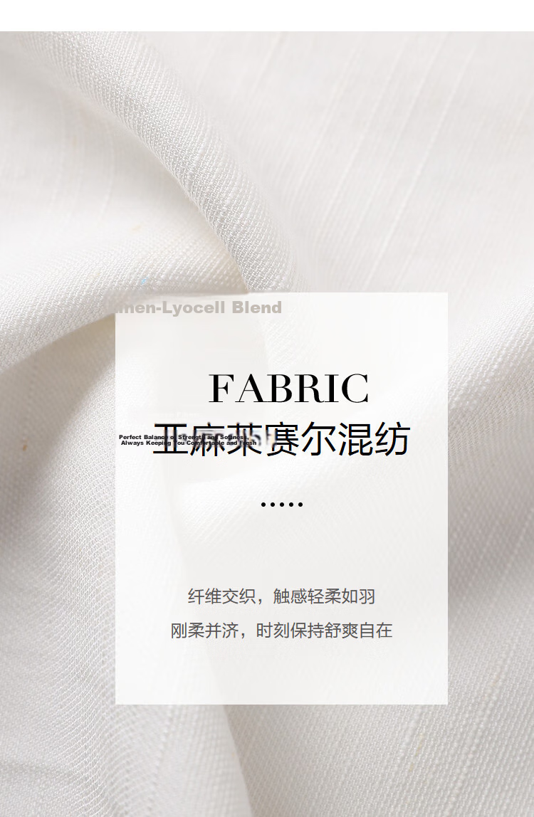 Demana Linen Lyocell Blend Spring Pleated Double-Breasted Wide-Leg Loose Slimming Women's Casual Pants Premium Feel 3