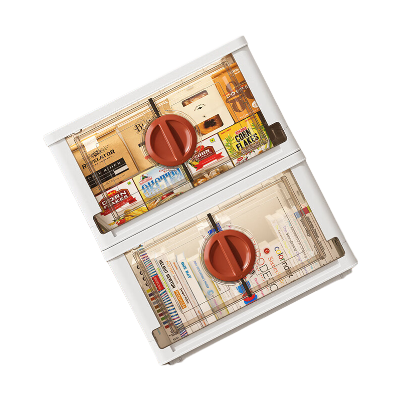 JEKO&JEKO Foldable Clothes Storage Box, Toy Organizer, Storage Container, Book Moving And Packing Box, Storage Cabinet, Transparent Brow