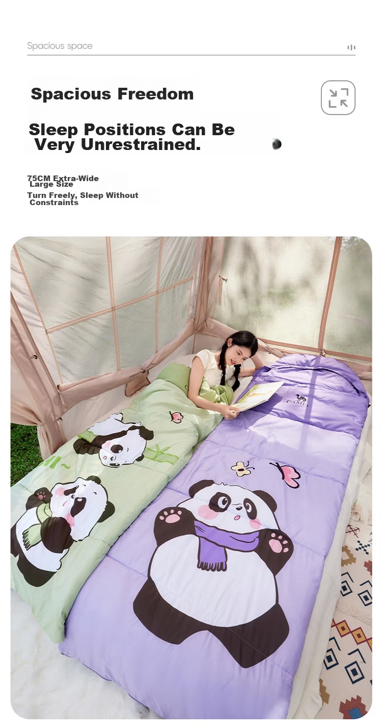 CAMEL Adult Anti-Dirt Cover Lightweight Outdoor Camping Ultra-Light Portable Student Nap Sleeping Bag Aloe Green 5427B 11
