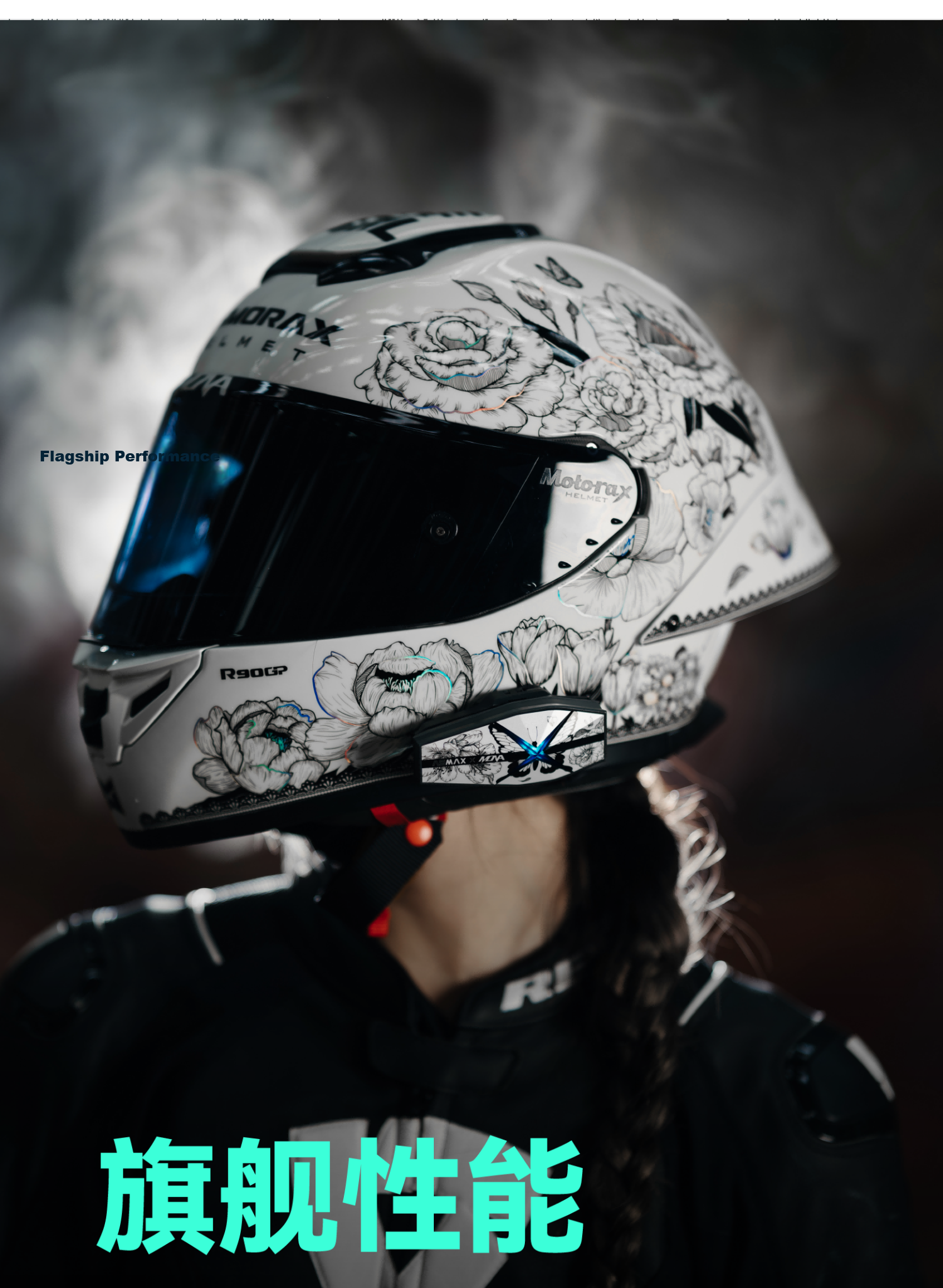 ASMAX [Munan Collaboration] High-End F1 Pro Max Helmet Bluetooth Earphones Motorcycle Professional Intercom 4