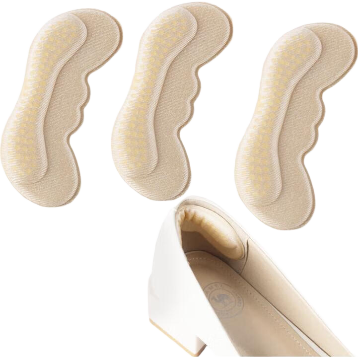 FOOTOPPO Heel Grips, Anti-Friction Pads for High Heels, Anti-Slip Pads for Men's Leather Shoes, Foot Pain Relief Pads, Shoe Size Reducer for Wome