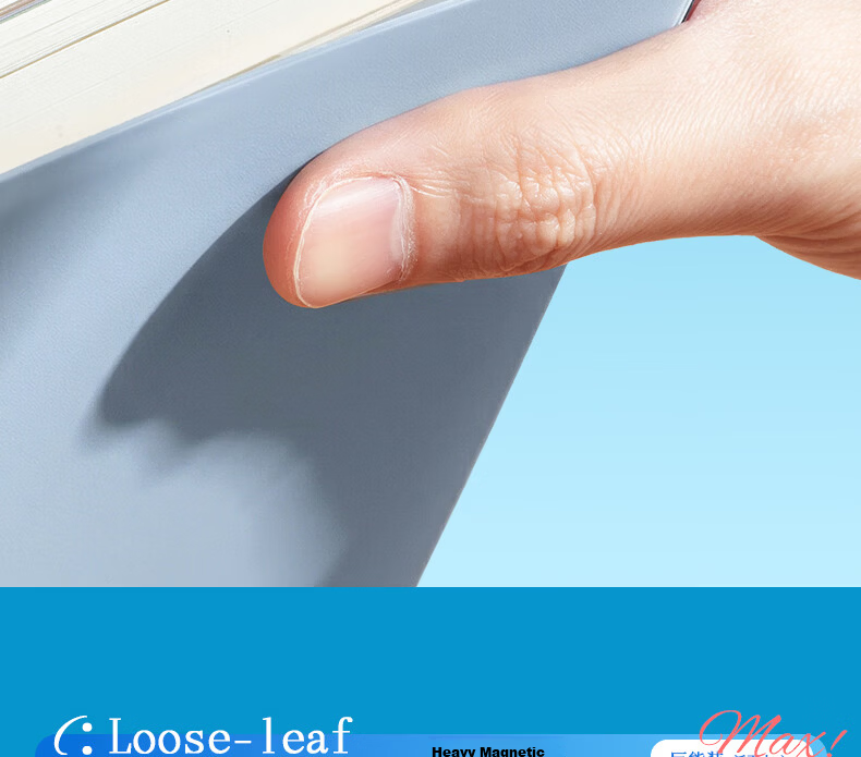 M&G A4 100-Sheet Refillable Notebook Large Capacity Detachable Student Exam Essential White APNHB034-ZZ 6