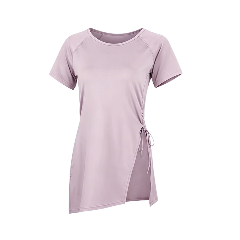 Langsha Women's Sports Short Sleeve Quick-Dry T-Shirt Plus Size Fitness Pilates Training Yoga Running Top Shirt