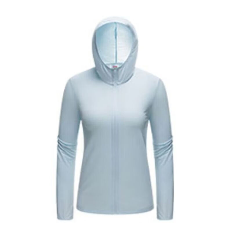 JEANSWEST Women's Summer Ice Silk Cooling UV Protection UPF50+ Breathable Outdoor Jacket Light Blue M