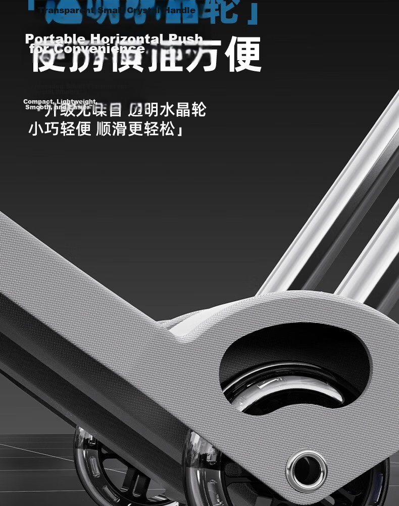 HYUNDAI Portable Folding Hand Cart Trolley Shopping Cart Grocery Cart Mini Household Cargo Transport Package Delivery Cart 17