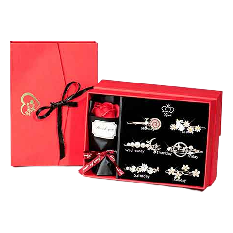 Dijing Bangs Side Clip Straight Hairpin Hair Clip Accessory for Women 2026 High-End Cute Hair Ornament Horizontal Clip Children's Day Gift