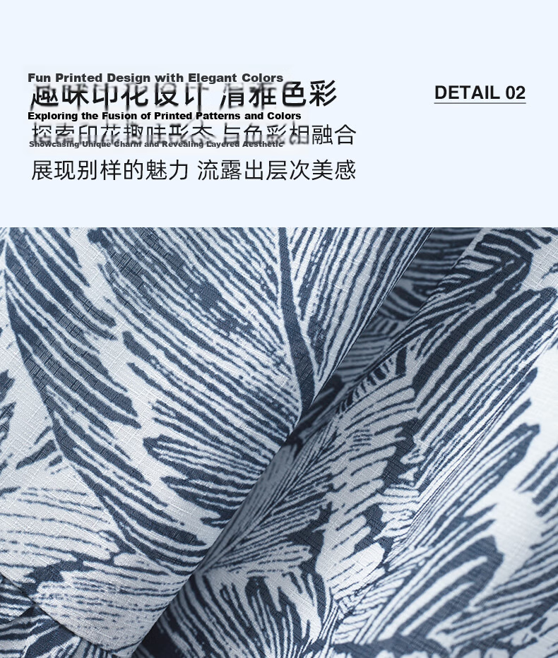 Yanyu Printed Short Sleeve Dress Women's 2026 Summer Retro Commuter Mid-Length Round Neck Dress Blue Floral S 5