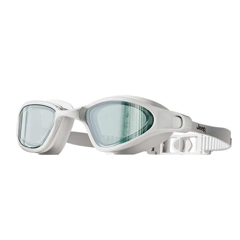 Jeep Prescription Swimming Goggles for Women, High-Definition, Waterproof, Anti-Fog, Professional Adult Swimming Glasses for Men, Soft Purple Mist, 300 Degree