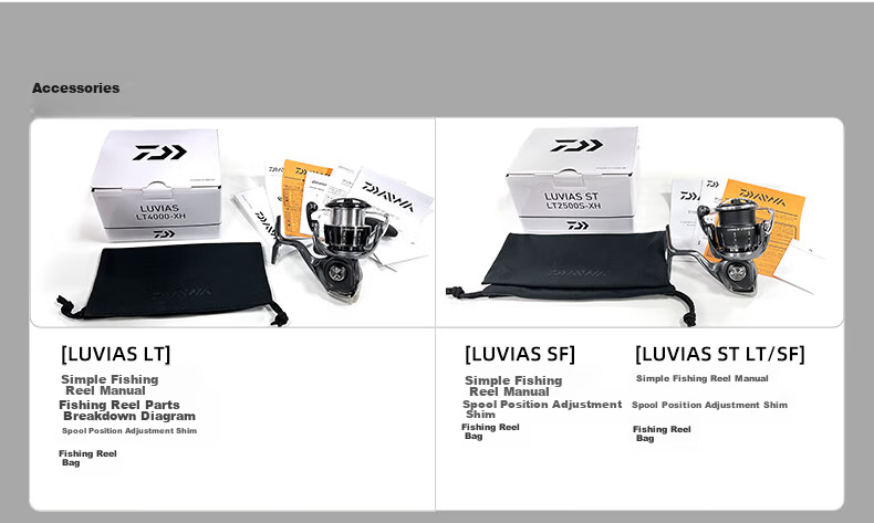 Daiwa 2024 LUVIAS Lightweight Spinning Reel LT3000-H 5.7 10