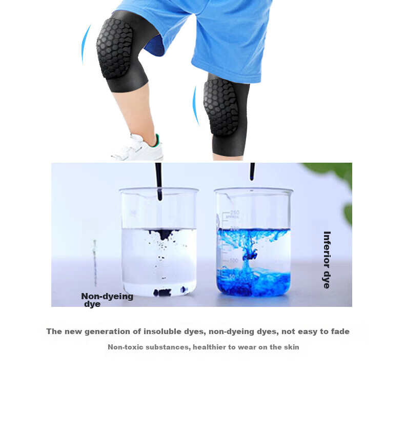 Bestray Children's Basketball Knee Pads, Anti-Fall Thin Elbow Pads, Professional Impact Protection Short Sports Soccer Kids Set, Cycling Protective Gear 10