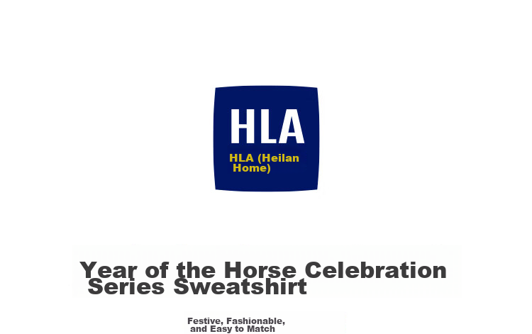 HLAHLA Men's Spring Sweatshirt 26 Chairman Recommended New Year Dunhuang Series Glutinous Rice Technology Long Sleeve Men 1