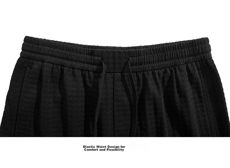 CABBEEN Houndstooth Jacquard Towel Fabric Men's Shorts 3D Houndstooth Texture Casual Versatile Spring Summer 2020 Knit Shorts 24