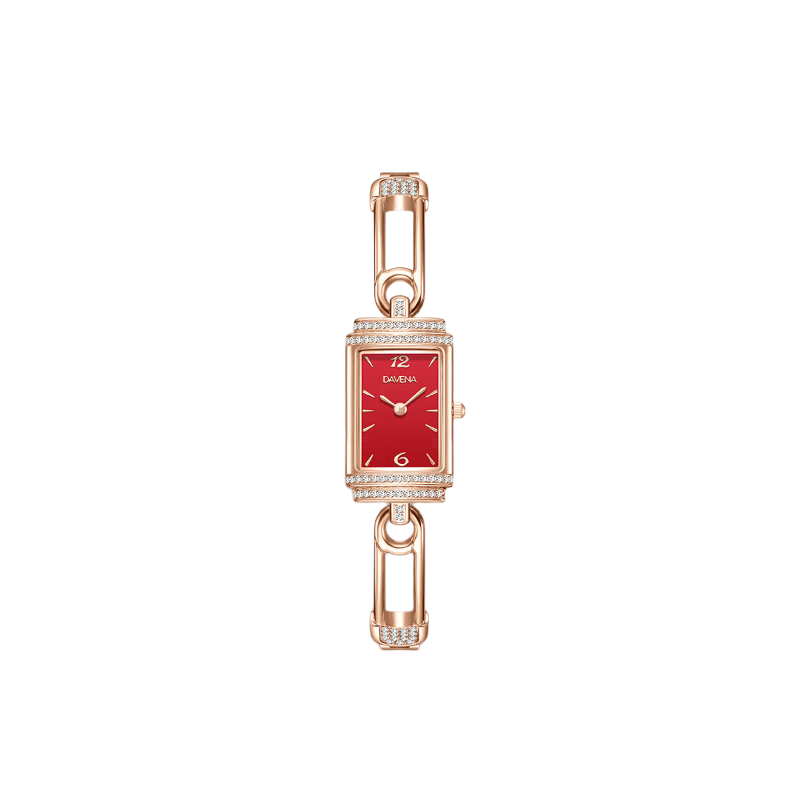 Davena Celebrity Style Red Lucky Pin Women's Watch Fashion Birthday Gift for Girlfriend