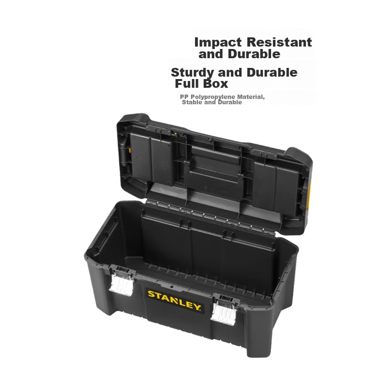 STANLEY Household Toolbox Storage Box Hardware Storage Case Metal Latch Toolbox 12.5" STST1-75515-23 1