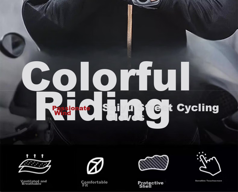 SCOYCO MC146 Motorcycle Riding Gloves, Full-Finger Gloves, Comfortable, Anti-Fall, Breathable, Suitable for Commuting And Daily Use, All Seasons, for Men And Wome 2
