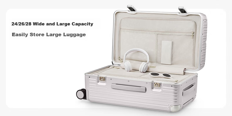 90 Points 20-Inch Aluminum Frame MAX Luggage 2026 New Travel Suitcase Trolley Carry-On Password Lock Soft Matte Purple 9