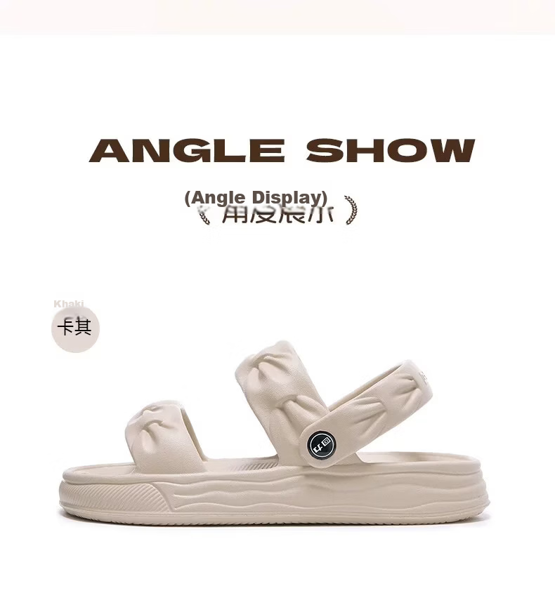 Warrior Women's Sandals 2026 Summer New Travel Wear with Skirts EVA Soft Sole Dual-Wear Beach Slippers 27