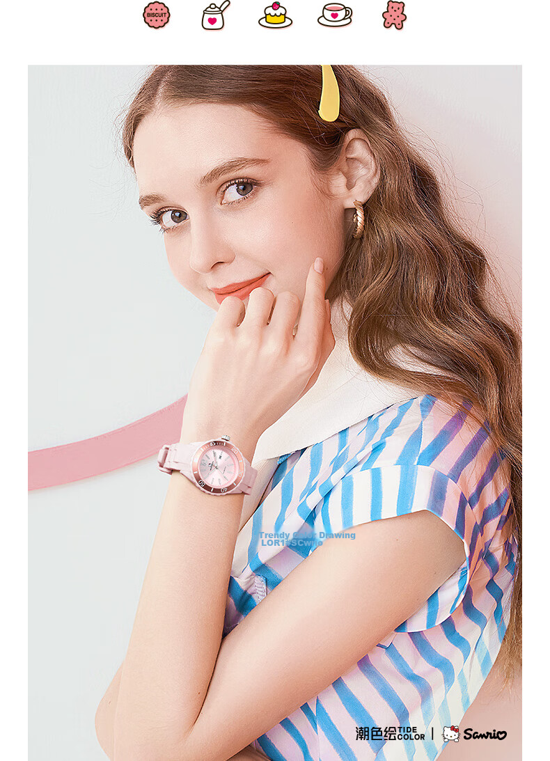 Hello Kitty Sanrio Student Watch Girls Simple Quartz Watch Middle School Primary School Kids Digital Watch Student Gift 8