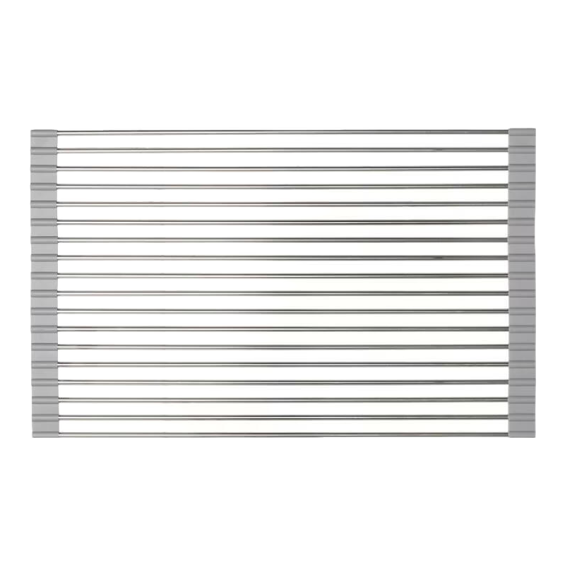 Lazy Corner Stainless Steel Foldable Draining Rack Kitchen Sink Edge Draining Shelf