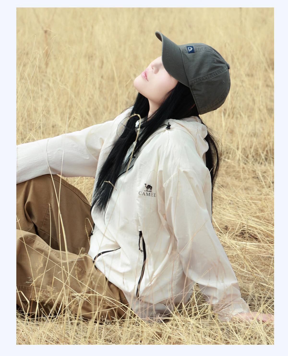 Camel [Wang Junkai Edition Muguang Pro] Women's Sun Protection Jacket Summer Unisex Water-Repellent Cooling Packable Coat 13