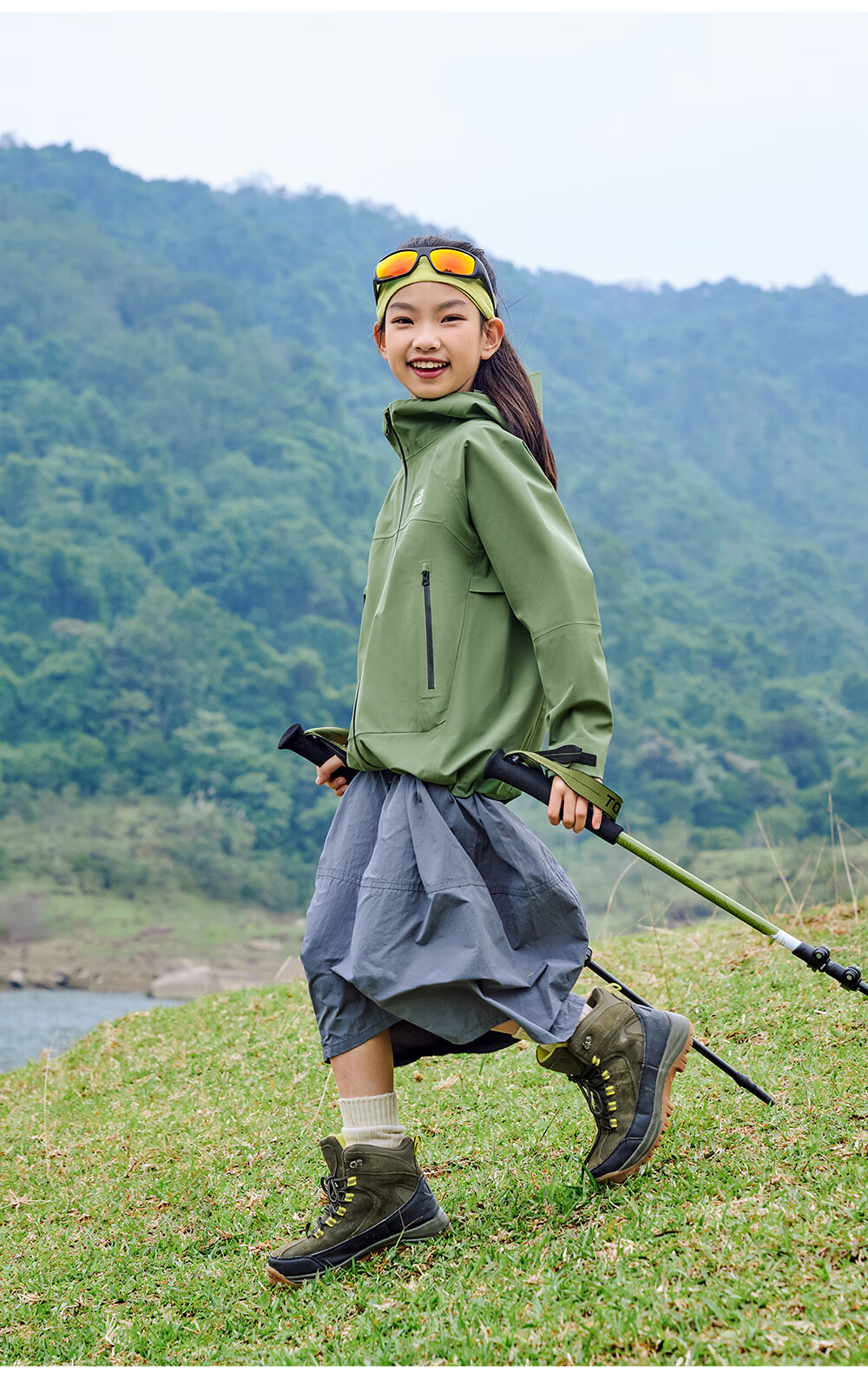 Pelliot [Xiaoshanke] Children's Outdoor Hardshell Windproof Jacket for Boys And Girls, Model 135101017, Purple, Size 140 13