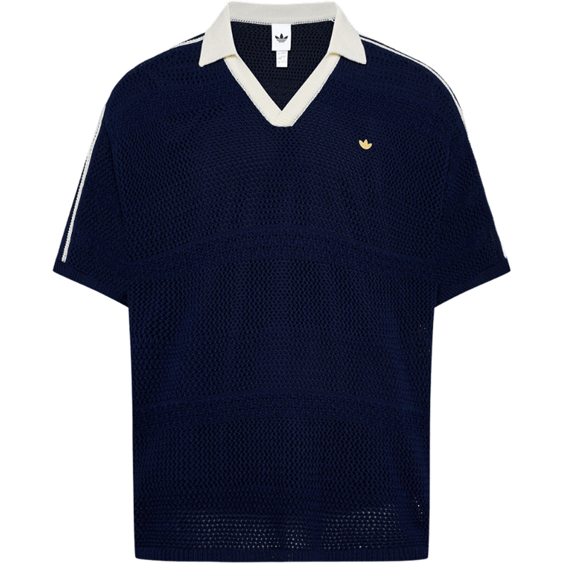 Adidas Originals Unisex RESORT S POLO U Short Sleeve Polo KW5685 Dark Indigo L