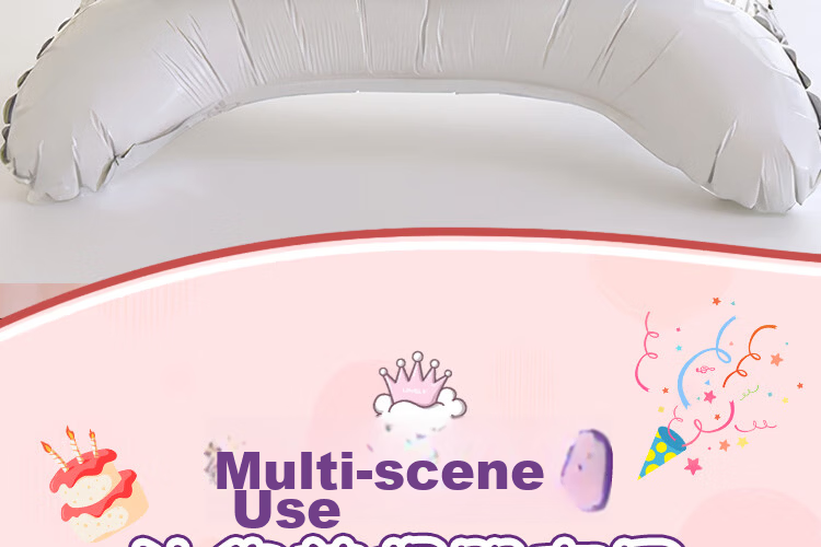 Birthday Party Decoration Banner for Girls Children's First Birthday Happy Party Balloons Backdrop 15