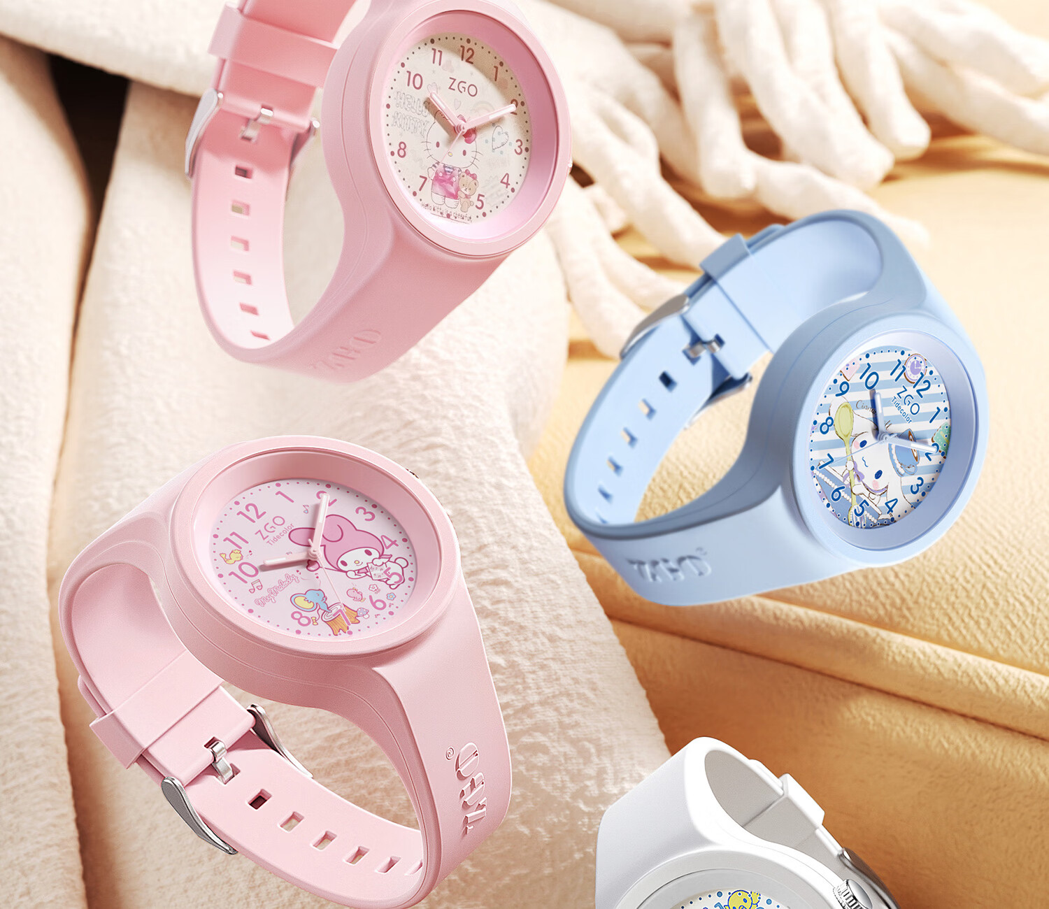 ZGO X Sanrio Children's Watch for Girls Aged 6-12, Student Electronic Watch for Time-Telling, Birthday Gift, 877 Cinnamoroll 21