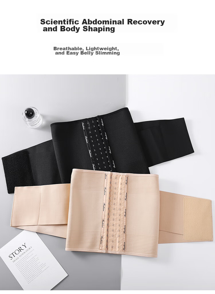 GRACEWELL Women's Waist Shaping Belt Postpartum Body Shaper Strong Tummy Control Slimming Waist Trainer Corset Waist Cincher Abdomen Shaping Belt 16