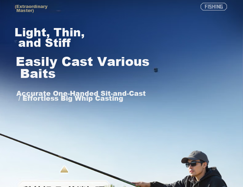 Chuangweiling Tianfeifan Master Ultra-Light Comprehensive Fishing Rod Super Light Hard Carbon Crucian Carp Rod Taiwan Fishing Rod 4.5m 18