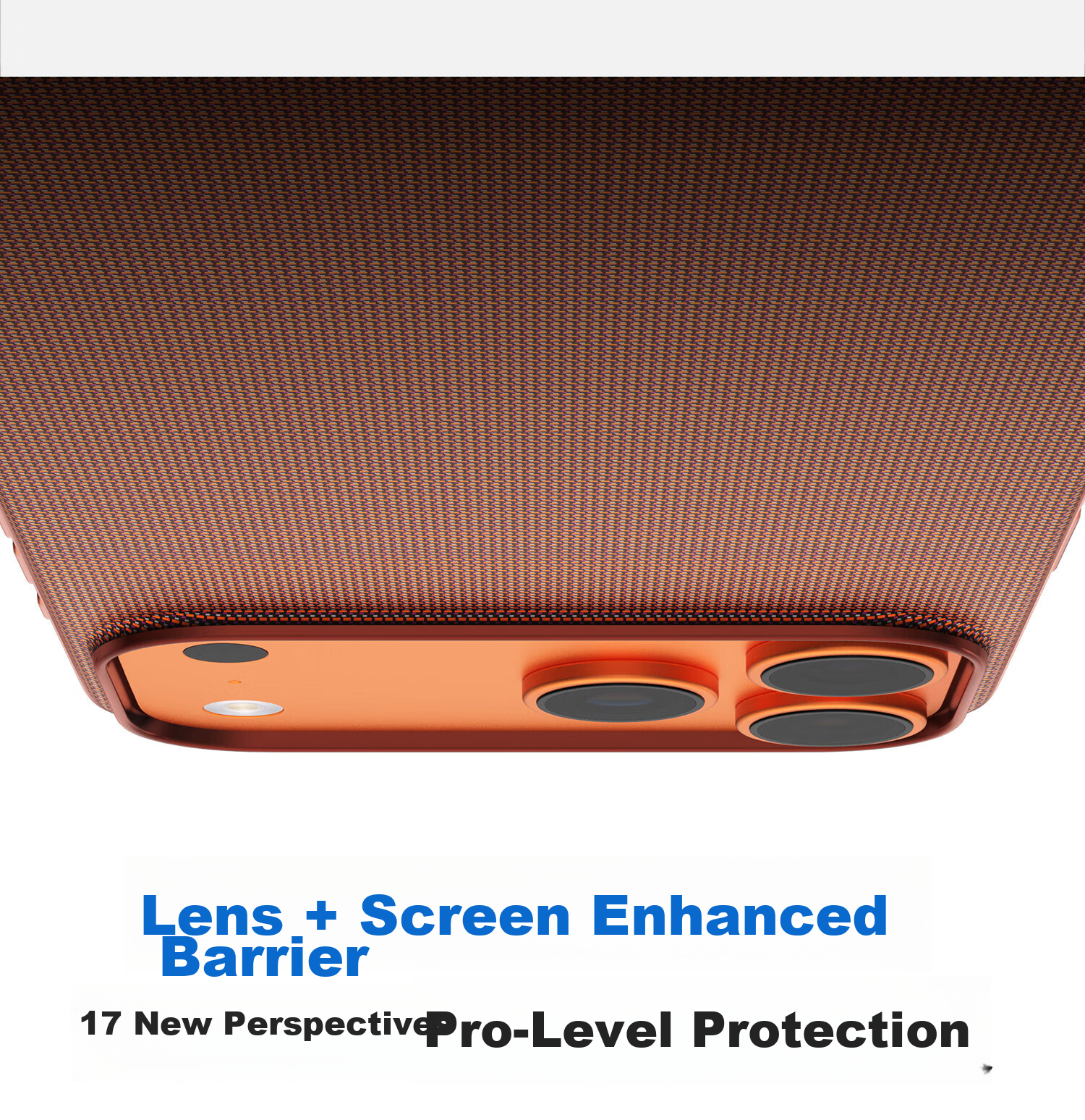 ESCASE Magnetic Full-Coverage Tech Fabric MagSafe Shockproof Protective Case for iPhone 17, Business Brown 12