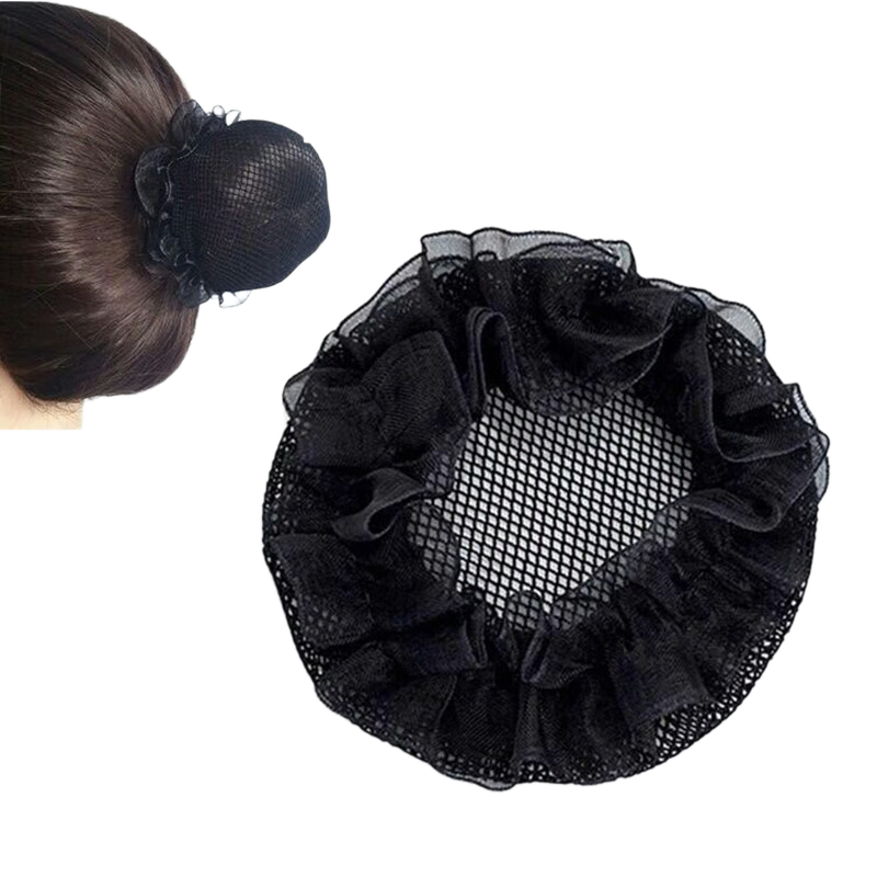 Gemon Children's Dance Hair Net Ballet Bun Invisible Hair Cover Set of 5