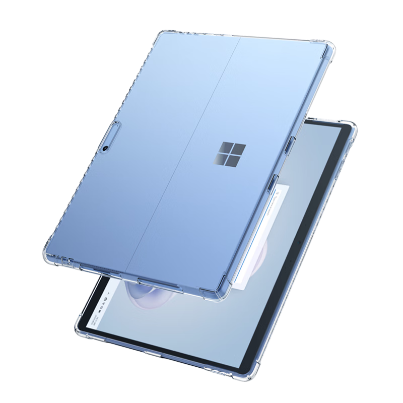 BIAZE Protective Case for Microsoft Surface Pro 11, Compatible with Surface Pro 10/9 13-inch 2-in-1 Tablet, TPU Soft Case with Air Cushion Corners Shockproof
