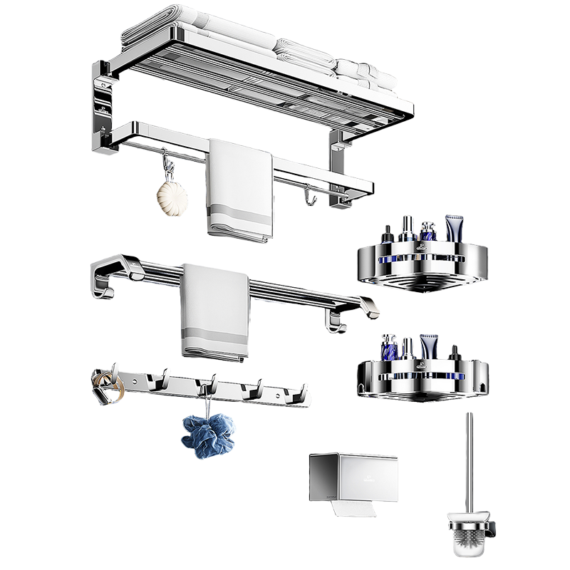 Submarine 304 Stainless Steel Towel Rack Bathroom Storage Shelf New Bathroom Towel Holder QSTBXG607309