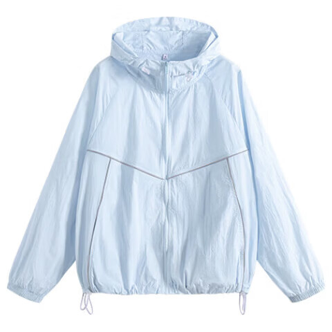 MJ STYLE Women's Hooded Sun Protection Jacket 2026 Spring Summer New Loose Lightweight Breathable Cooling Outdoor Versatile Top