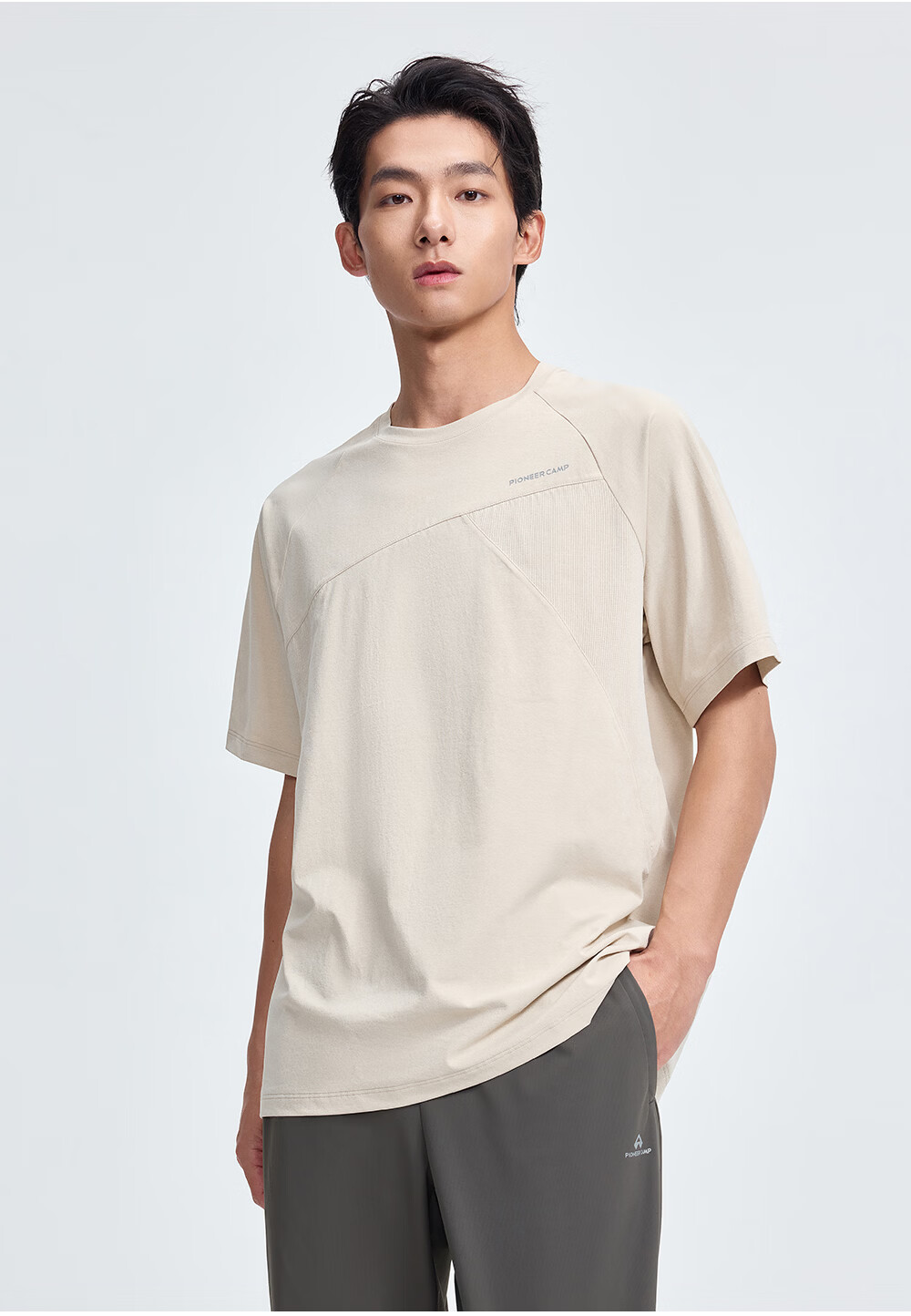 Toread Men's Short Sleeve 5A Antibacterial Quick-Dry Breathable Loose Fit Crew Neck T-Shirt Summer Running Fashion Casual Commuting Base Layer 7