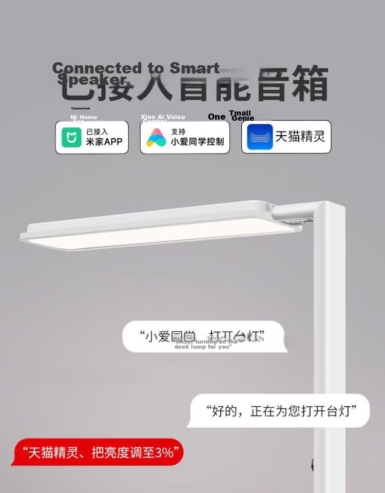 Laberta Wall-Mounted Long Eye-Protection Desk Lamp Full-Spectrum Children's Study Table Lamp Clip-On Anti-Myopia 23
