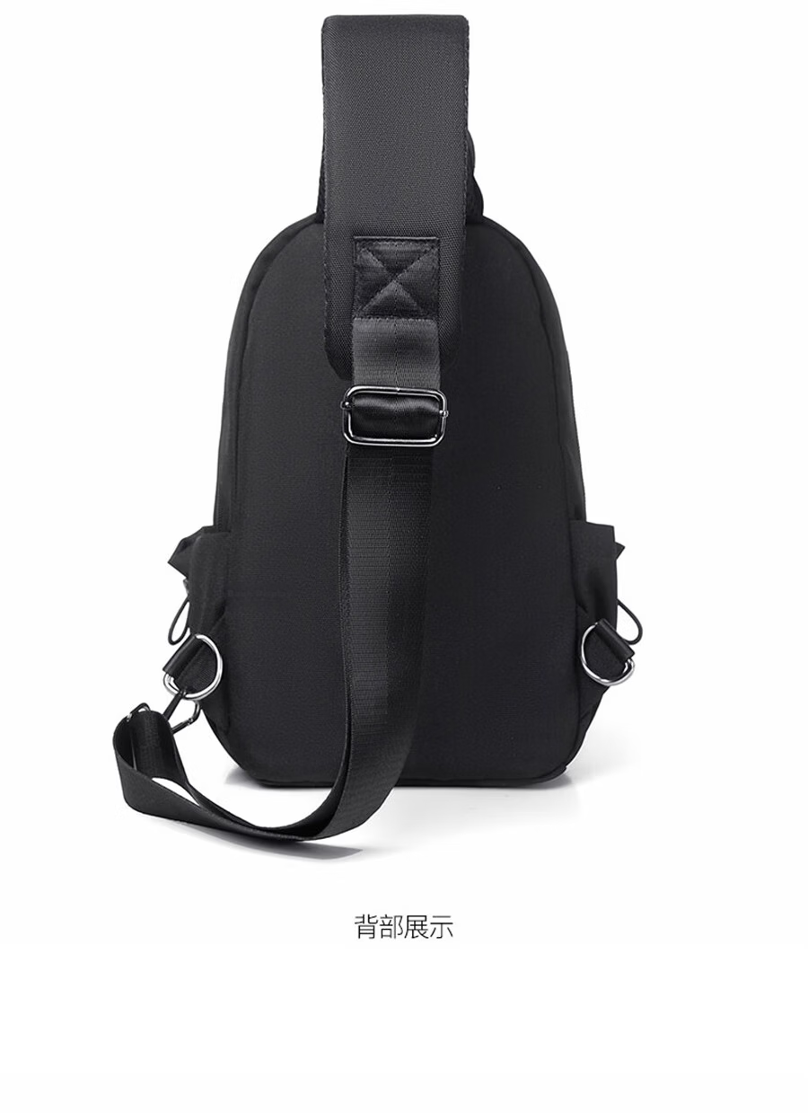 361° Men's Large Capacity Chest Bag Crossbody Sports Commuter Casual Cycling Shoulder Bag Black 16