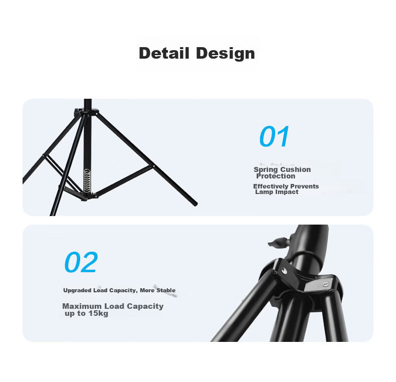 NANLITE L288 Photography Light Stand Universal Interface LED Fill Light Video Live Floor Tripod 3
