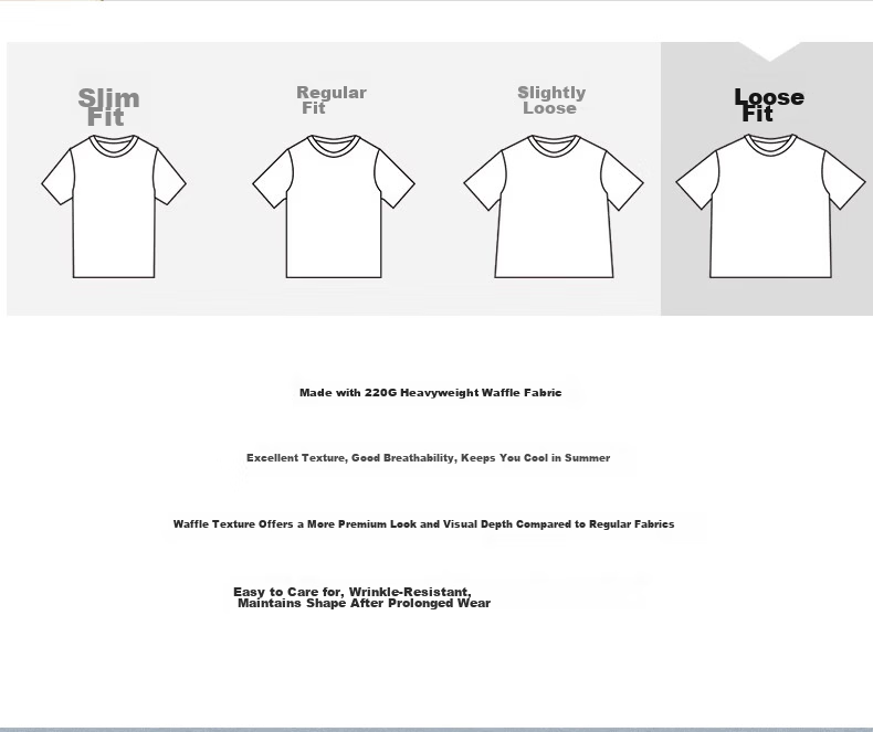 JEEP SPIRIT Men's Short Sleeve Polo Shirt Summer 2026 New Trendy Loose Heavyweight Waffle Knit Collar T-Shirt 3