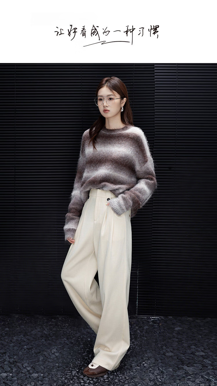 Demana "Cloud Warmth" 25 Winter Smart Warm Corduroy Wide-Leg Slimming Casual Pants for Women Premium Feel 1