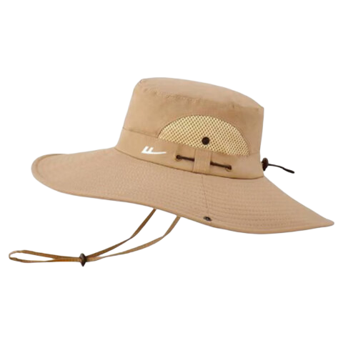 Huili Wide Brim Sun Hat for Men And Women, Summer Quick-Dry Sun Protection Hat, Outdoor Hiking Hat, Casual Fisherman Hat, Breathable Fishing Hat, Trendy