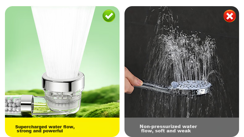 Haili Shower High-Pressure Filtered Handheld Shower Head Universal Bathroom Spray Nozzle 09931 6