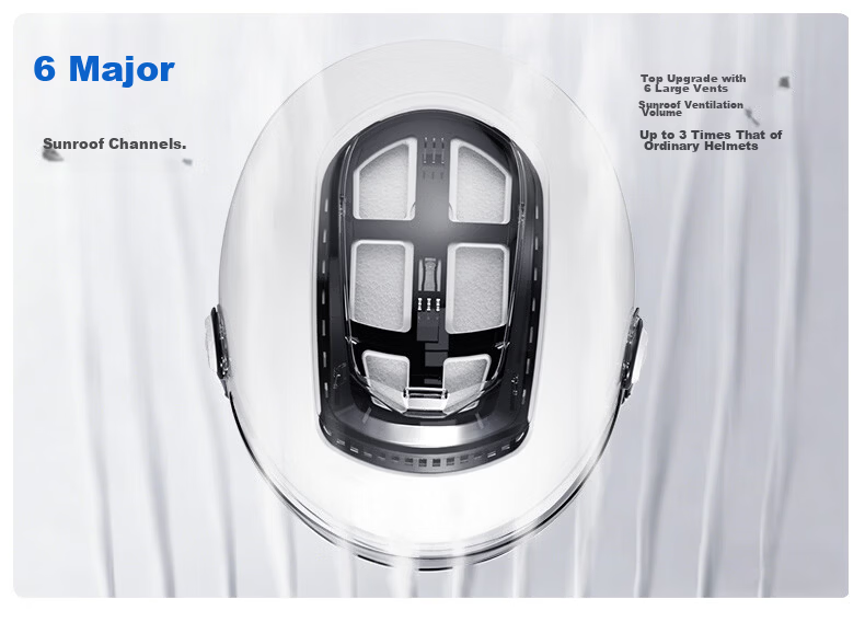 AD New National Standard Class A 3C Certified Electric Vehicle Helmet Unisex Summer Sun Protection Dual Lens Zero-Feeling Sunroof Electric Bike Safety Helmet Men's Four-Season Universal Motorcycle Hal 4