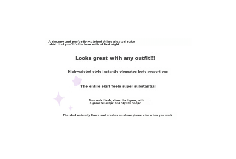 Langsha Pleated Mesh Midi Skirt for Women Spring Summer Draped Chiffon Cake Skirt High Waist Slim A-Line Flared Skirt 3