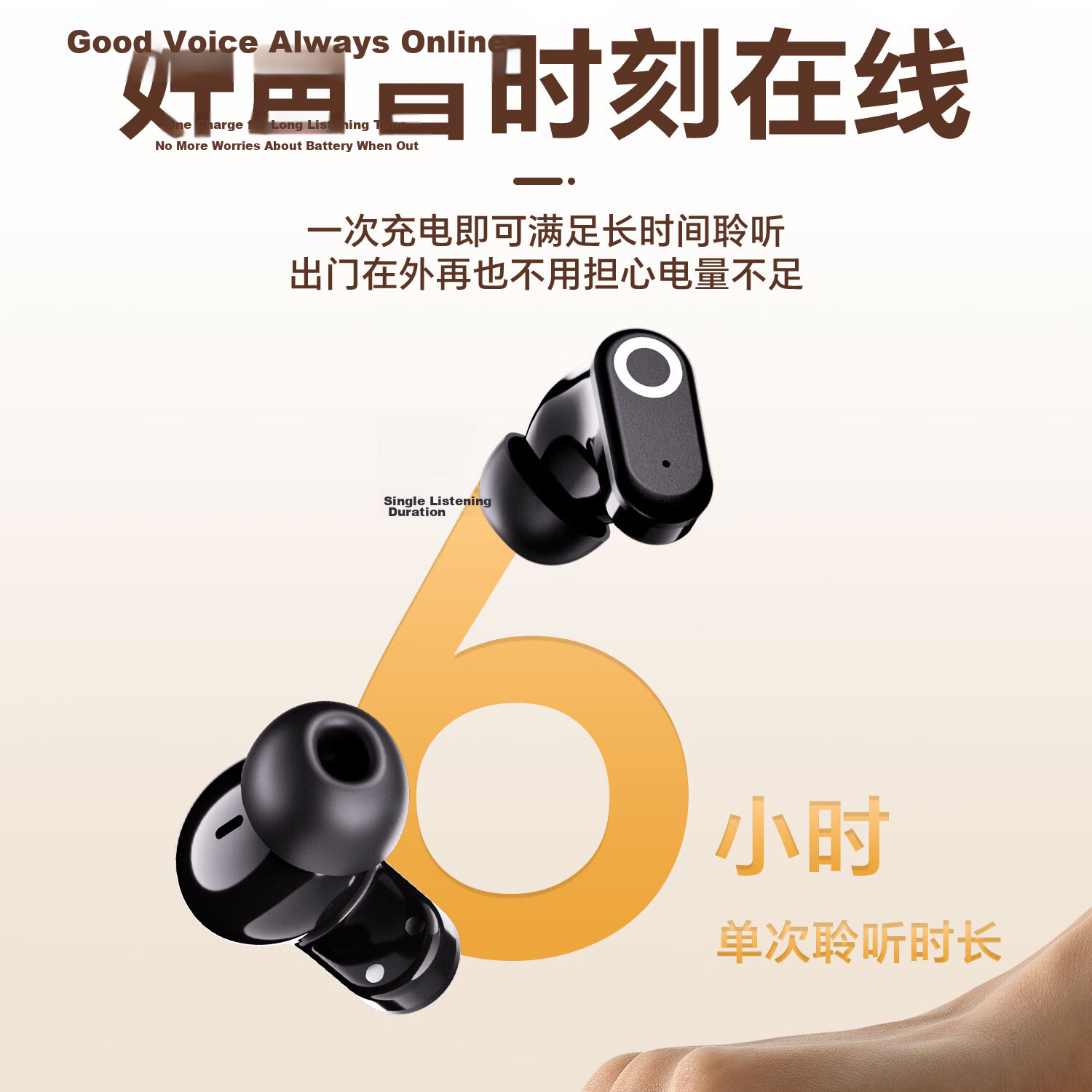 Zhunhang Bluetooth Noise Cancelling In-Ear Wireless Earphones 2026 New Ultra-Long Battery Life Deep Noise Cancellation Berlin Sound Sports Call Gaming Sleep Bluetooth Earphones 19