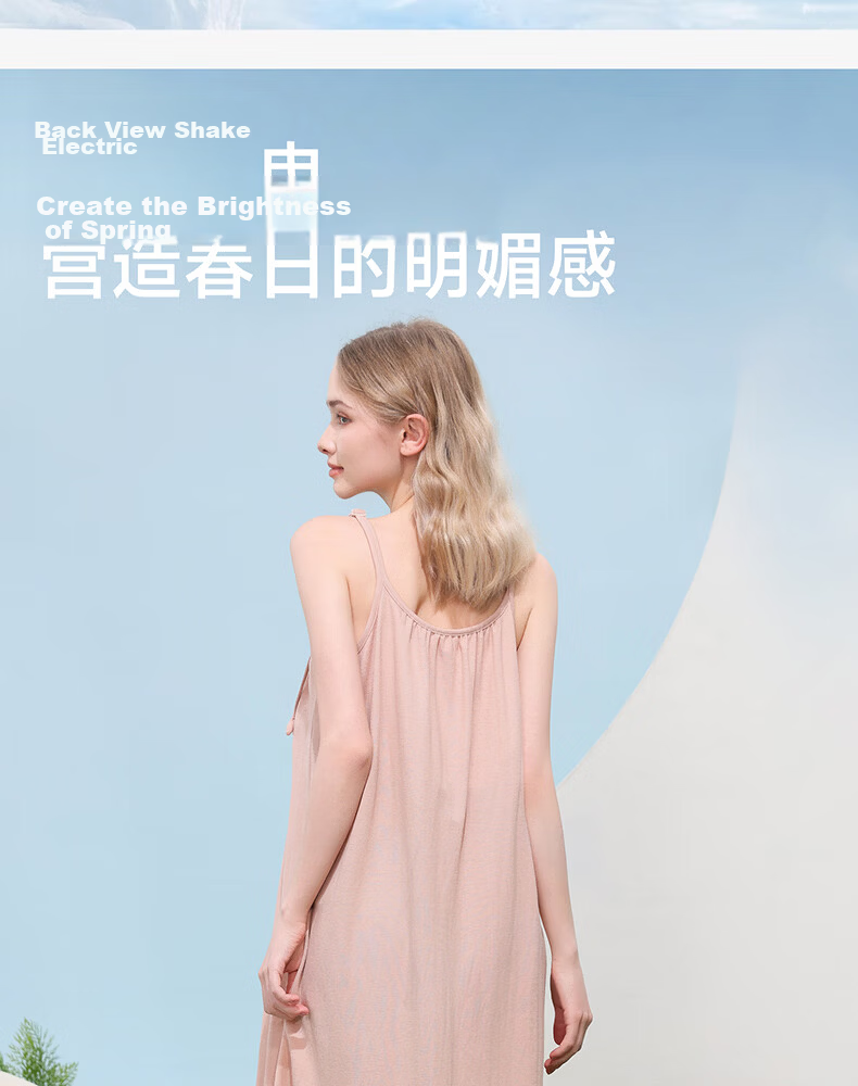 Sidoo Maternity Nursing Nightgown Spring Summer with Chest Pad Loose Fit Nursing Dress Plus Size Pink L 13