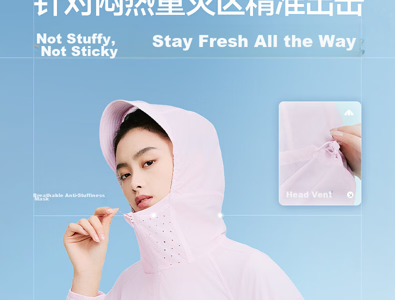 Meilicheng Unisex Loose Slimming Casual Versatile Classic Puff Sunscreen Jacket M651WFS021 19