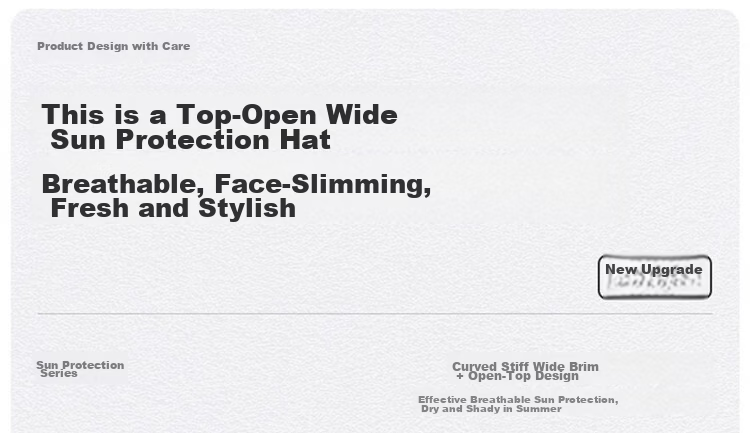 ERKE Sun Protection Open-Top Hat UV Shielding Sunshade Outdoor Cycling Travel Wide Brim Full Coverage Sun Hat 3