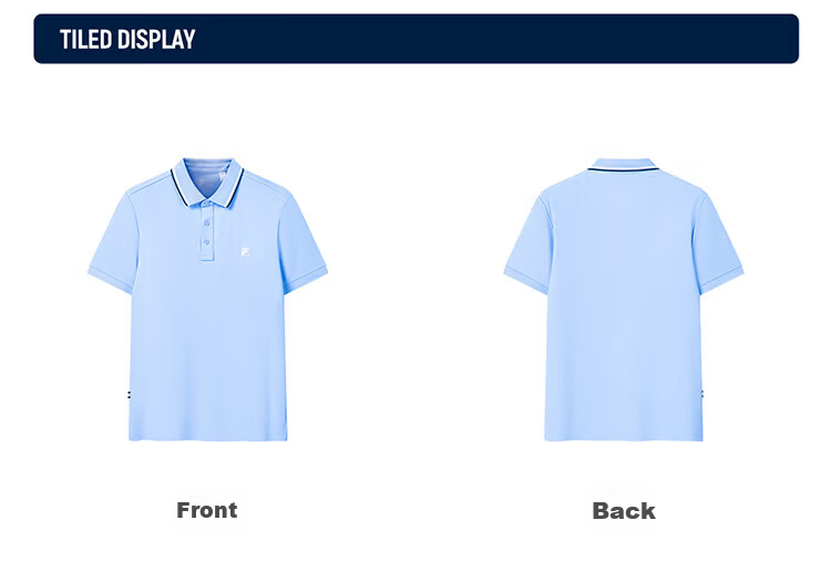 FILA Elite Men's Knitted Short Sleeve Polo Shirt 2026 Summer Simple Basic Casual Top 54
